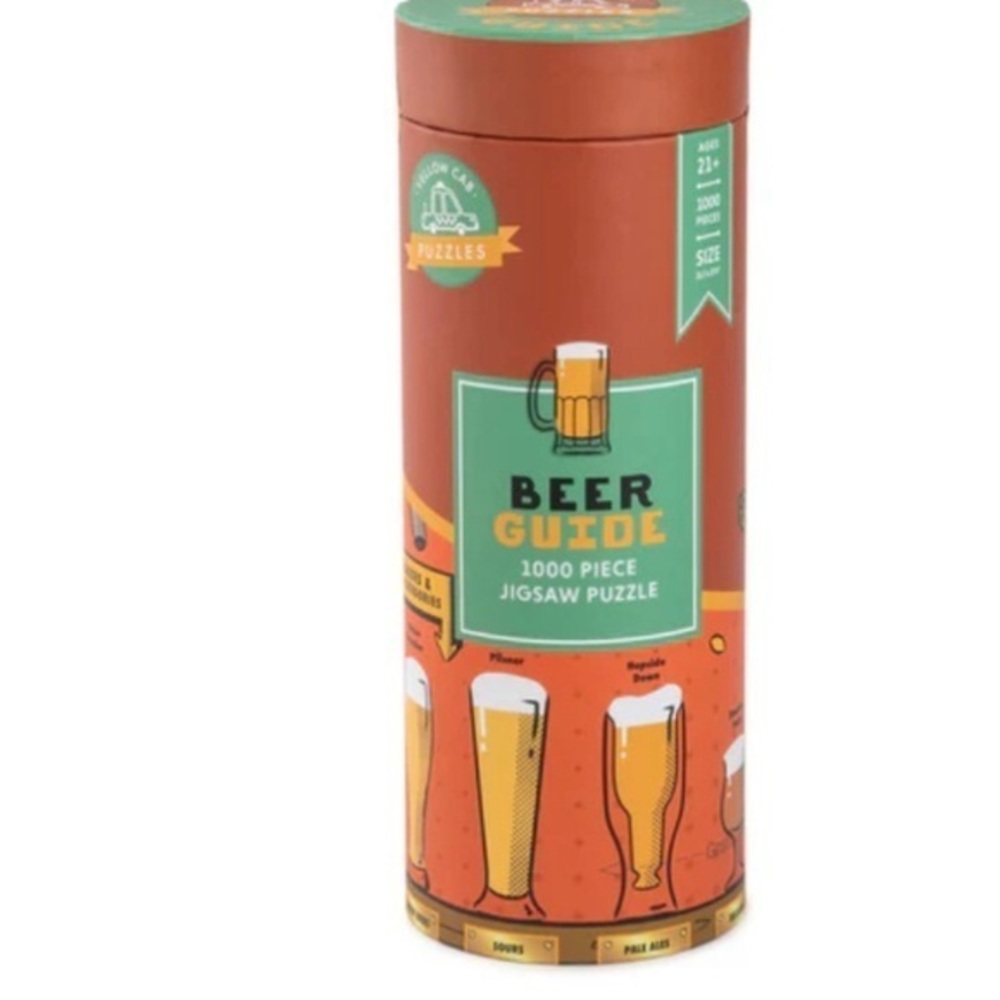 Yellow Cab Beer Guide 1000 piece puzzle - Beer guide puzzle see pictures